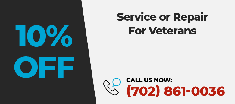 10% OFF Service or Repair for Veterans