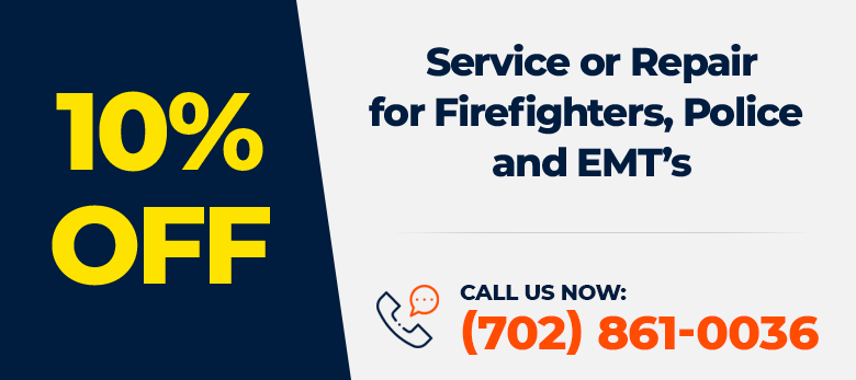 Service or Repair for Firefighters Police and EMTs